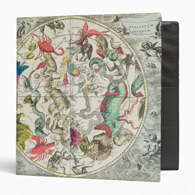 Map of the Southern Hemisphere Binder (Front/Inside)