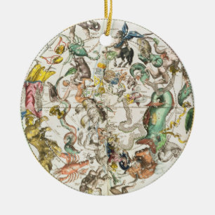 Map of the Southern Hemisphere, from 'The Celestia Ceramic Ornament