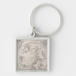 Map of the Southern Sky Keychain