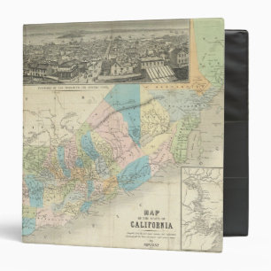 Map Of The State Of California Binder