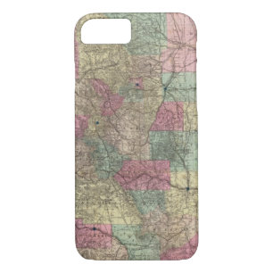Map of the State of Colorado iPhone 8/7 Case