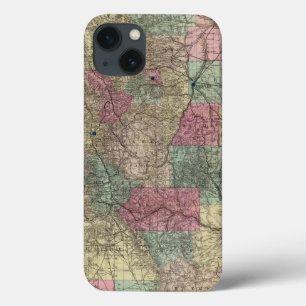 Map of the State of Colorado iPhone 13 Case