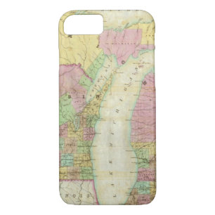 Map of the State of Michigan Case-Mate iPhone Case
