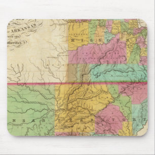 Map of the State of Missouri Mouse Pad