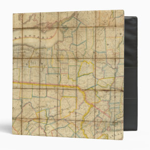 Map of the State of New York Binder