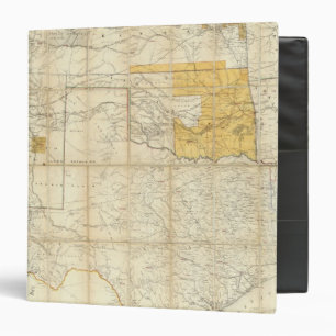 Map Of The States Of Kansas And Texas Binder
