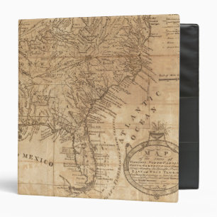 Map of the States of Virginia and North Carolina Binder