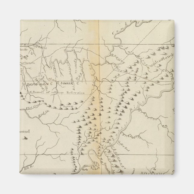 Map of The Tennessee Magnet (Front)