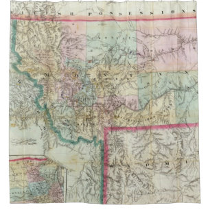 Map Of The Territory Of Montana
