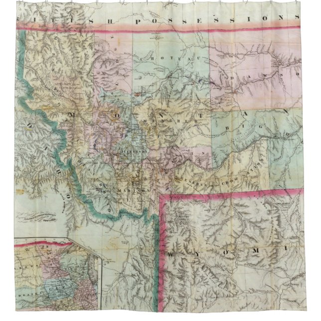 Map Of The Territory Of Montana (Front)