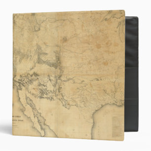 Map of The Territory of The United States Binder