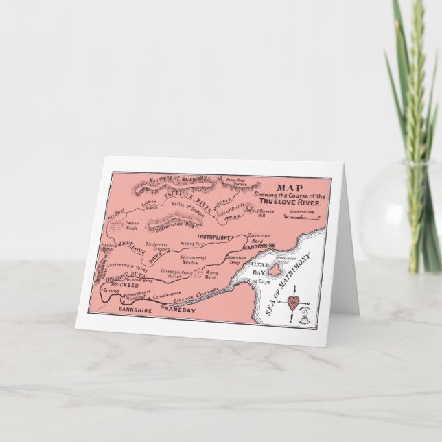 Map of the Truelove River Card (Front)
