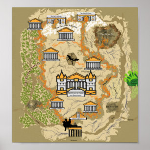 Map of the Underworld Poster