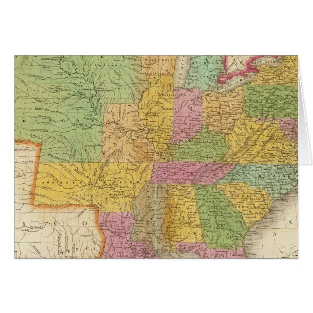 Map of The United States (Front Horizontal)