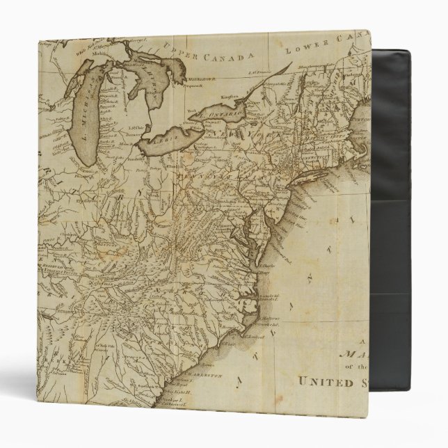 Map of the United States 3 Binder (Front/Inside)