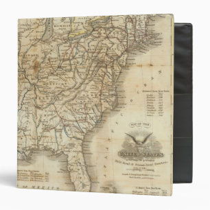 Map Of The United States 3 Binder