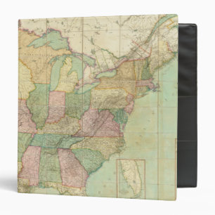 Map of the United States 6 Binder