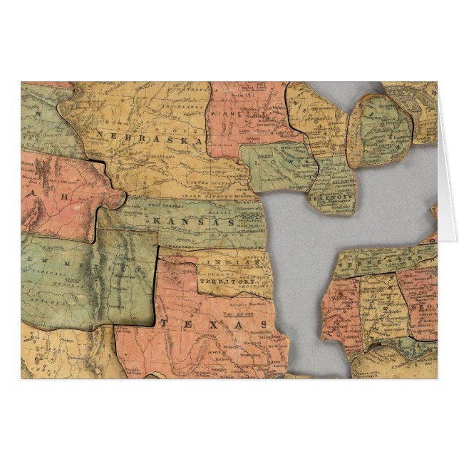 Map of the United States and Canada (Front Horizontal)