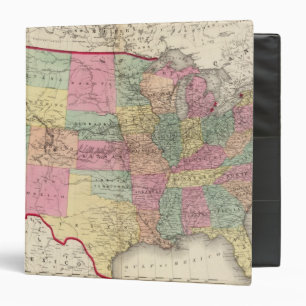 Map of the United States and territories Binder
