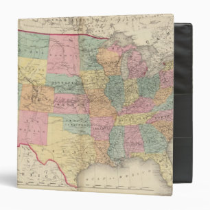Map of the United States and Territories Binder