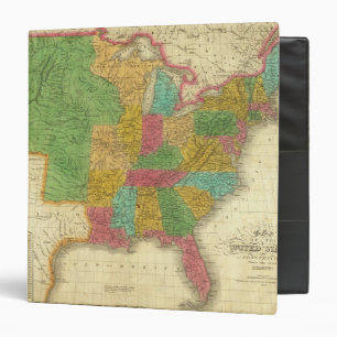 Map of the United States Binder