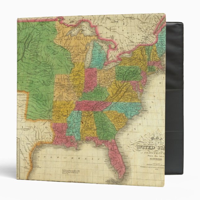 Map of the United States Binder (Front/Inside)