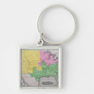 Map of the United States Keychain