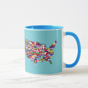 Map of the United States Mug