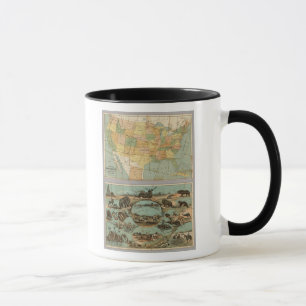 Map of the United States of America 2 Mug