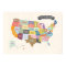 Map of the USA XL poster