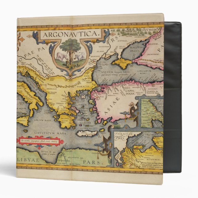 Map of the Voyage of the Argonauts Binder (Front/Inside)