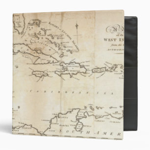 Map of the West Indies 2 Binder