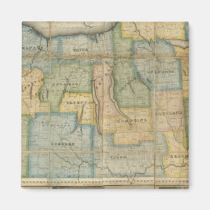 Map of the Western Part of the State Of New York Magnet