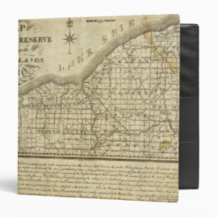 Map of The Western Reserve Binder