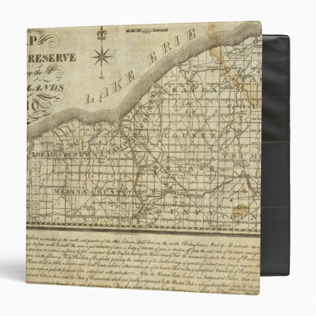 Map of The Western Reserve Binder (Front/Inside)