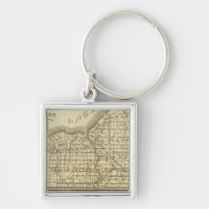 Map of The Western Reserve Keychain