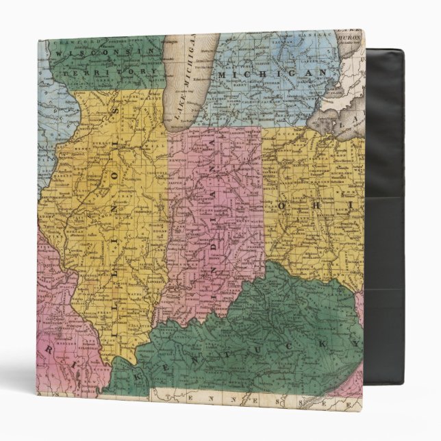 Map of the Western States Binder (Front/Inside)