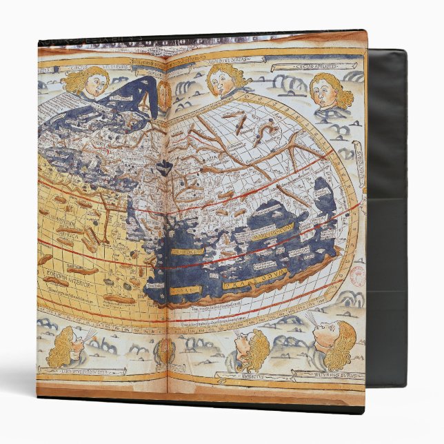 Map of the world, 1486 binder (Front/Inside)