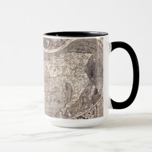 Map of the World   1507 Mug