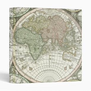 Map of the World 1744 Binder