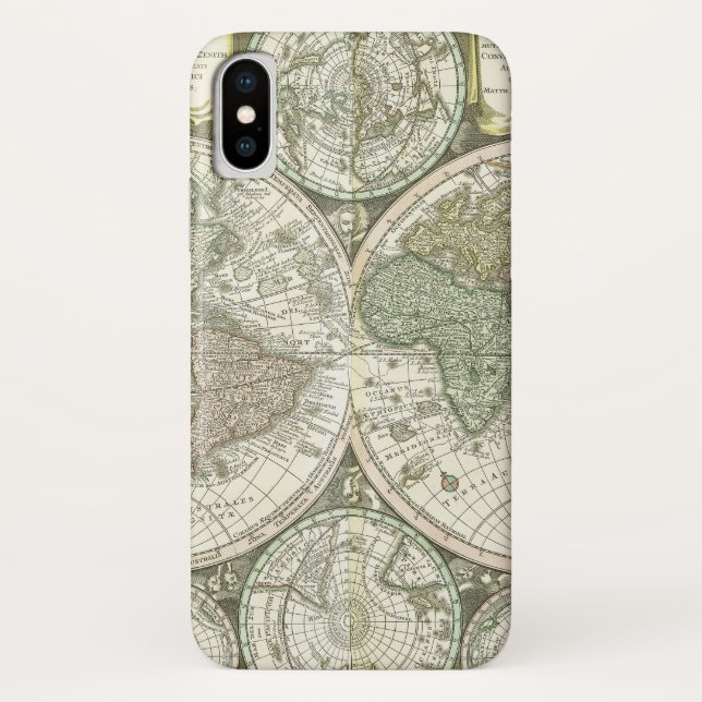 Map of the World | 1744 Case-Mate iPhone Case (Back)