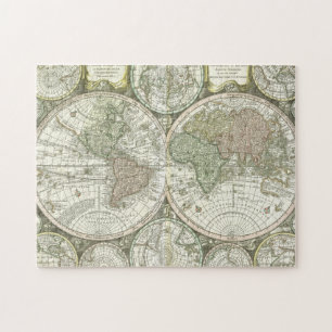 Map of the World   1744 Jigsaw Puzzle