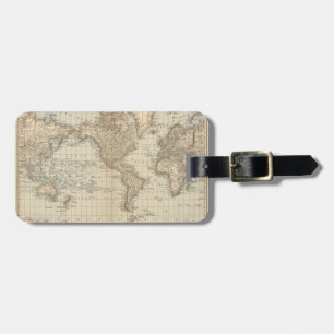 Map of the World 2 Luggage Tag