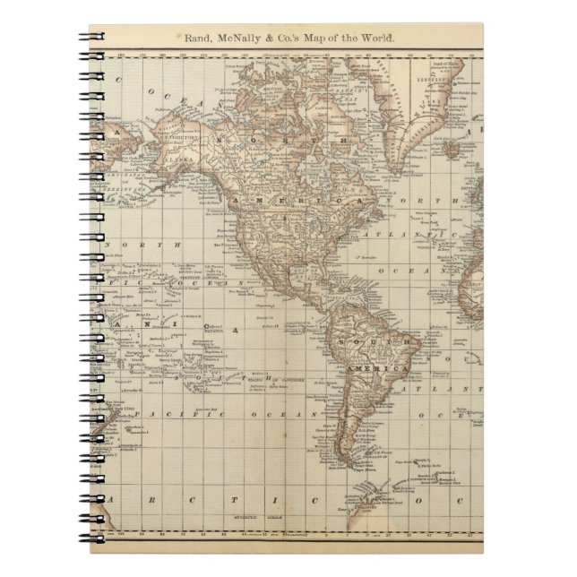 Map of the World 2 Notebook (Front)