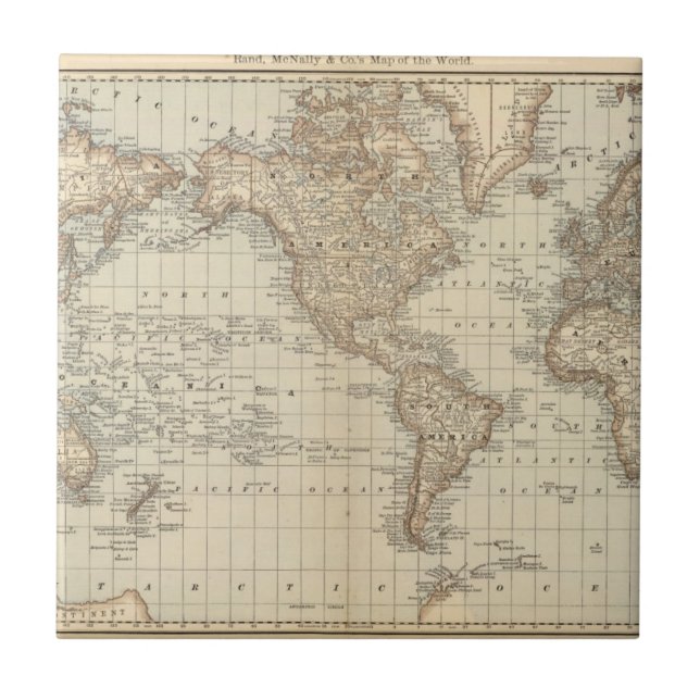 Map of the World 2 Tile (Front)