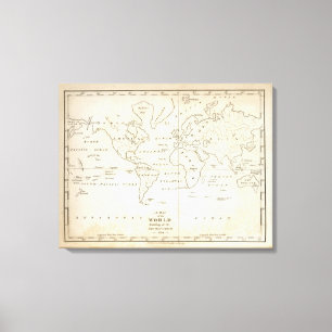 Map of the World Canvas Print