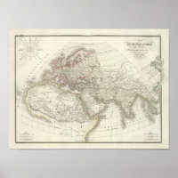 Map of the World known to the ancients