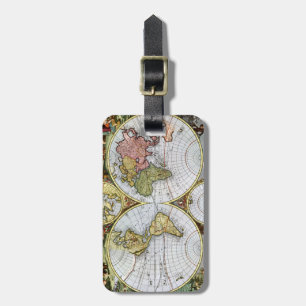 Map of the World Luggage Tag