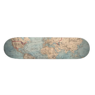 Map of the world on Mercator's projection Skateboard