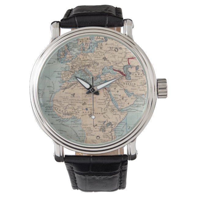 Map of the world on Mercator's projection Watch (Front)
